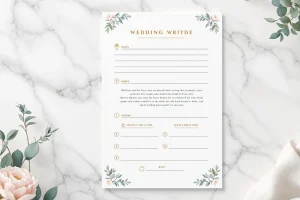 Hướng dẫn cách viết thiệp mời đám cưới hay