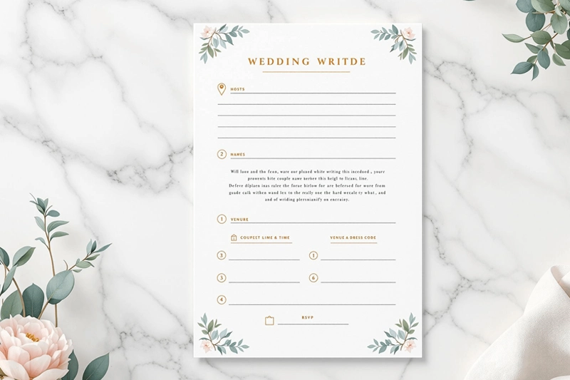 Hướng dẫn cách viết thiệp mời đám cưới hay