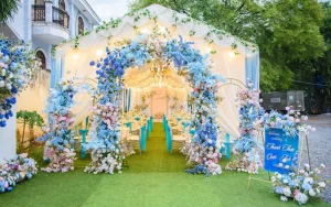 rạp đám cưới ở quê đẹp