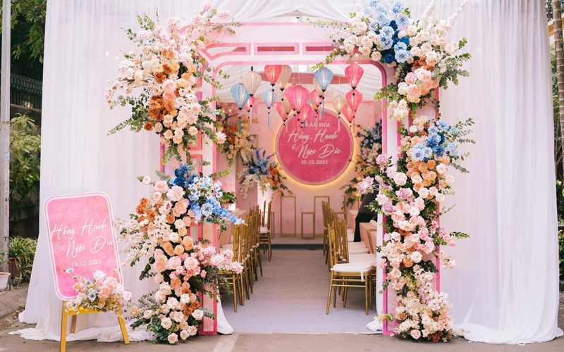 Tại sao nên thuê phông bạt đám cưới?