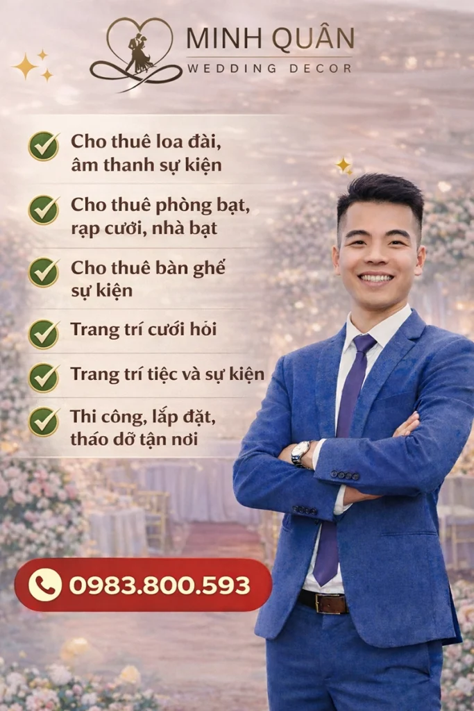 banner minh quan wedding