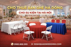 cho thuê bàn ghế hà đông