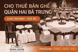 cho thuê bàn ghế quận hai bà trưng