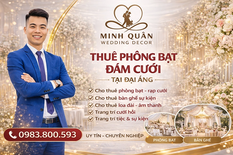 Cho thuê phông bạt đám cưới tại Đại Áng, Thanh Trì, Hà Nội