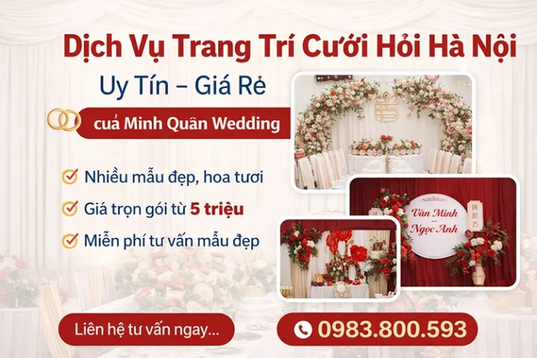 dịch vụ trang trí cưới hỏi hà nội