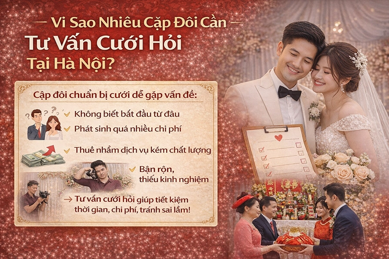 Vì sao nhiều cặp đôi cần tư vấn cưới hỏi tại Hà Nội