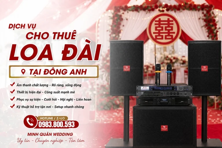 Dịch vụ cho thuê loa đài tại Đông Anh
